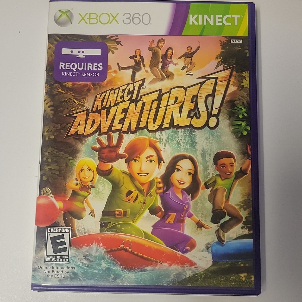 Kinect Adventures! for X-Box 360 . Requires Kinect Sensor Cerificate Included. - Picture 1 of 5